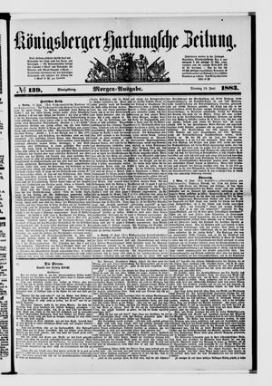 Königsberger Hartungsche Zeitung vom 19.06.1883