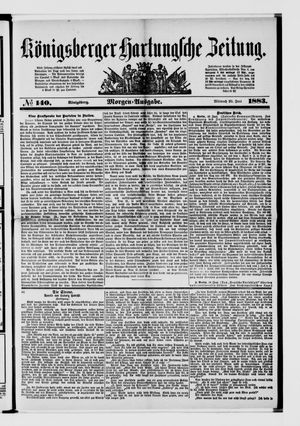 Königsberger Hartungsche Zeitung on Jun 20, 1883