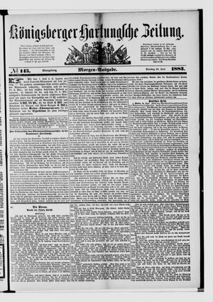 Königsberger Hartungsche Zeitung on Jun 26, 1883