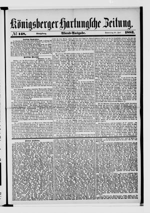 Königsberger Hartungsche Zeitung vom 28.06.1883