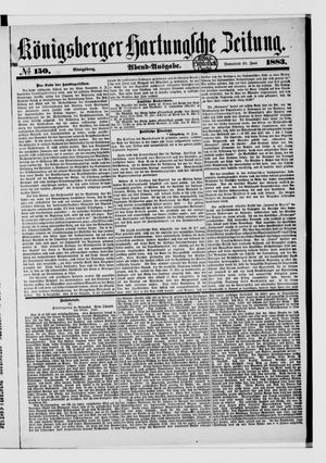 Königsberger Hartungsche Zeitung vom 30.06.1883