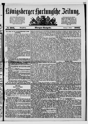 Königsberger Hartungsche Zeitung vom 07.10.1883