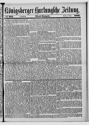 Königsberger Hartungsche Zeitung on Oct 8, 1883