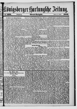 Königsberger Hartungsche Zeitung on Oct 12, 1883