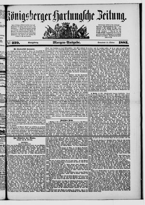 Königsberger Hartungsche Zeitung vom 13.10.1883