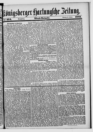Königsberger Hartungsche Zeitung vom 30.10.1883