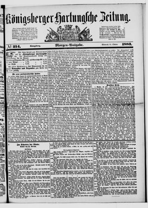 Königsberger Hartungsche Zeitung vom 31.10.1883
