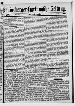 Königsberger Hartungsche Zeitung on Nov 2, 1883
