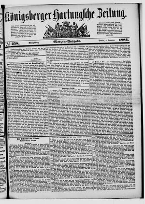 Königsberger Hartungsche Zeitung on Nov 4, 1883