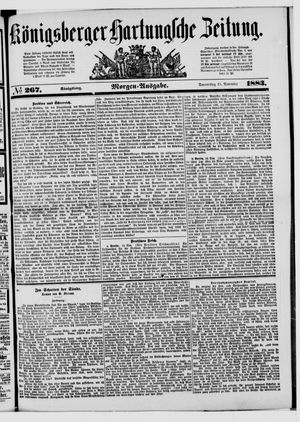 Königsberger Hartungsche Zeitung vom 15.11.1883