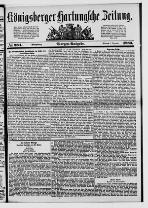 Königsberger Hartungsche Zeitung on Dec 5, 1883