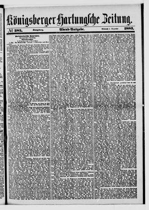 Königsberger Hartungsche Zeitung on Dec 5, 1883