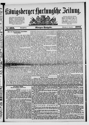 Königsberger Hartungsche Zeitung vom 12.12.1883
