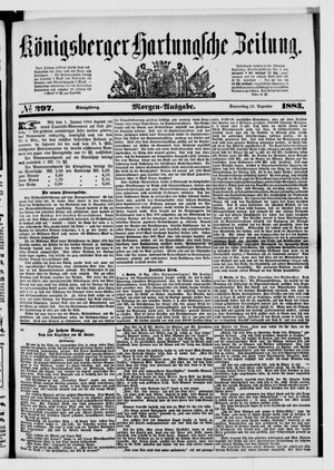 Königsberger Hartungsche Zeitung vom 20.12.1883