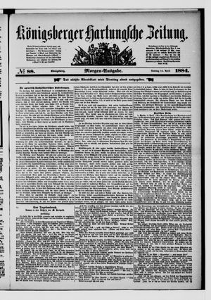 Königsberger Hartungsche Zeitung vom 13.04.1884