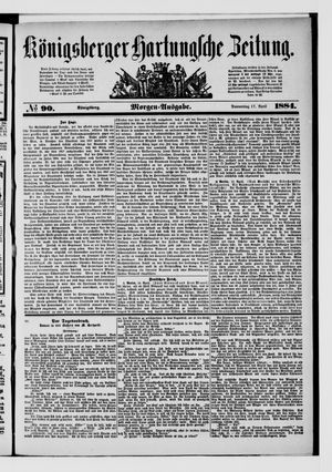 Königsberger Hartungsche Zeitung vom 17.04.1884