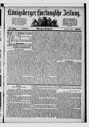 Königsberger Hartungsche Zeitung vom 30.04.1884