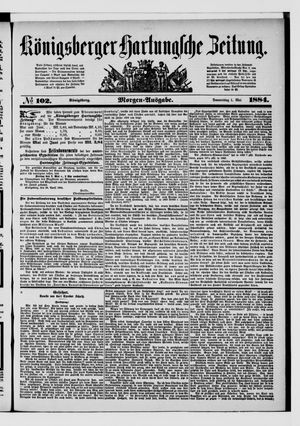 Königsberger Hartungsche Zeitung vom 01.05.1884
