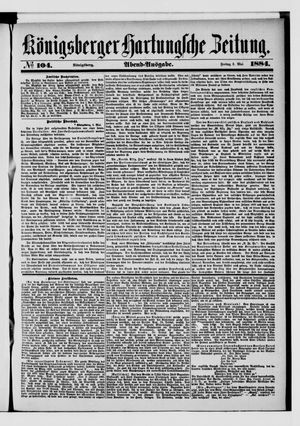 Königsberger Hartungsche Zeitung vom 02.05.1884