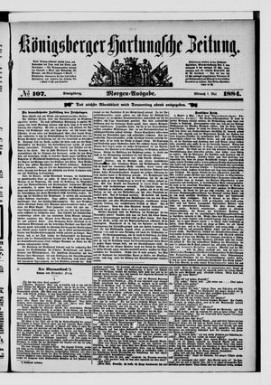 Königsberger Hartungsche Zeitung vom 07.05.1884