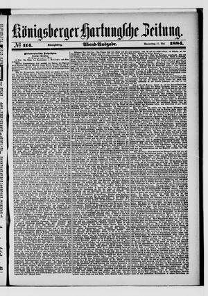 Königsberger Hartungsche Zeitung vom 15.05.1884