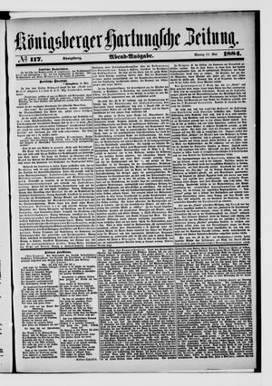 Königsberger Hartungsche Zeitung on May 19, 1884