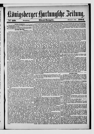 Königsberger Hartungsche Zeitung on May 21, 1884