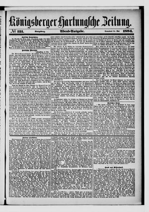 Königsberger Hartungsche Zeitung vom 24.05.1884