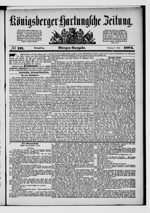 Königsberger Hartungsche Zeitung on May 25, 1884