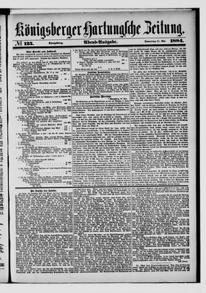 Königsberger Hartungsche Zeitung on May 29, 1884