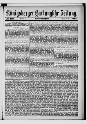 Königsberger Hartungsche Zeitung on May 30, 1884
