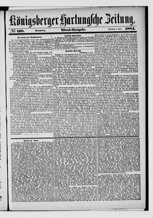 Königsberger Hartungsche Zeitung vom 03.06.1884
