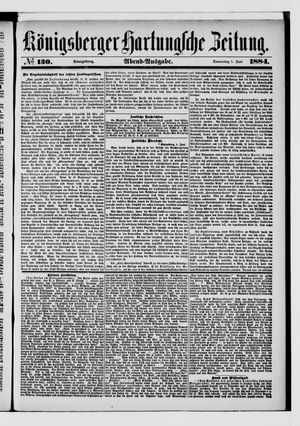 Königsberger Hartungsche Zeitung vom 05.06.1884