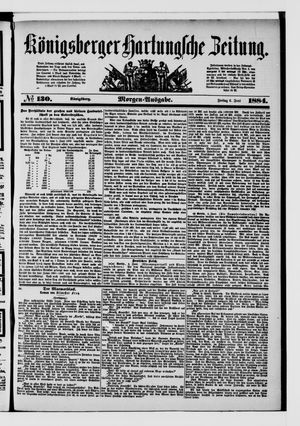 Königsberger Hartungsche Zeitung vom 06.06.1884