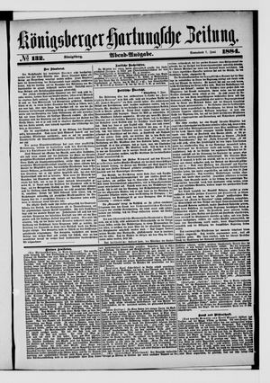 Königsberger Hartungsche Zeitung vom 07.06.1884