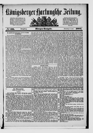 Königsberger Hartungsche Zeitung vom 12.06.1884