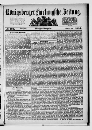 Königsberger Hartungsche Zeitung vom 13.06.1884