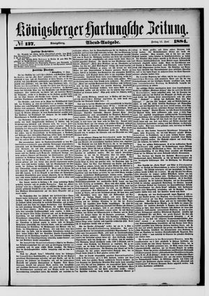 Königsberger Hartungsche Zeitung vom 13.06.1884