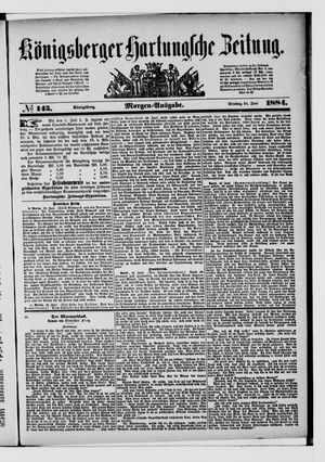 Königsberger Hartungsche Zeitung vom 24.06.1884