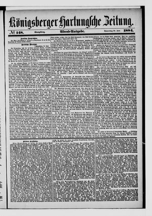 Königsberger Hartungsche Zeitung vom 26.06.1884