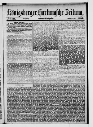 Königsberger Hartungsche Zeitung vom 02.07.1884