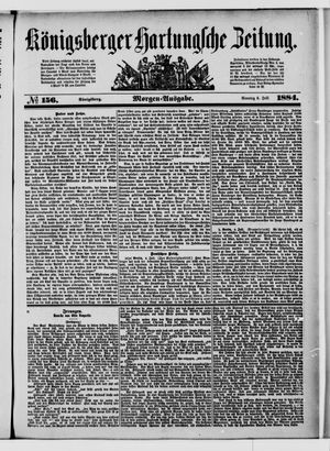 Königsberger Hartungsche Zeitung vom 06.07.1884
