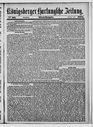 Königsberger Hartungsche Zeitung vom 08.07.1884