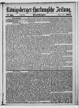 Königsberger Hartungsche Zeitung on Jul 11, 1884