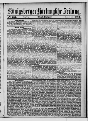 Königsberger Hartungsche Zeitung vom 14.07.1884