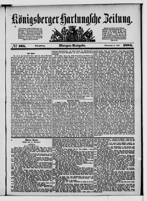 Königsberger Hartungsche Zeitung vom 17.07.1884