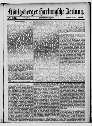 Königsberger Hartungsche Zeitung vom 17.07.1884