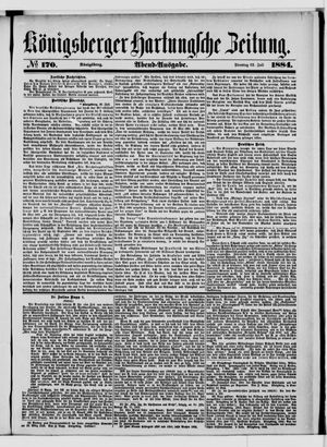 Königsberger Hartungsche Zeitung vom 22.07.1884