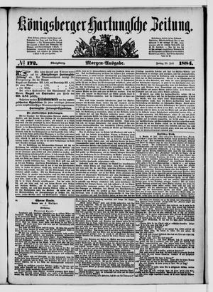 Königsberger Hartungsche Zeitung vom 25.07.1884