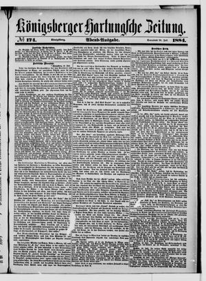 Königsberger Hartungsche Zeitung vom 26.07.1884